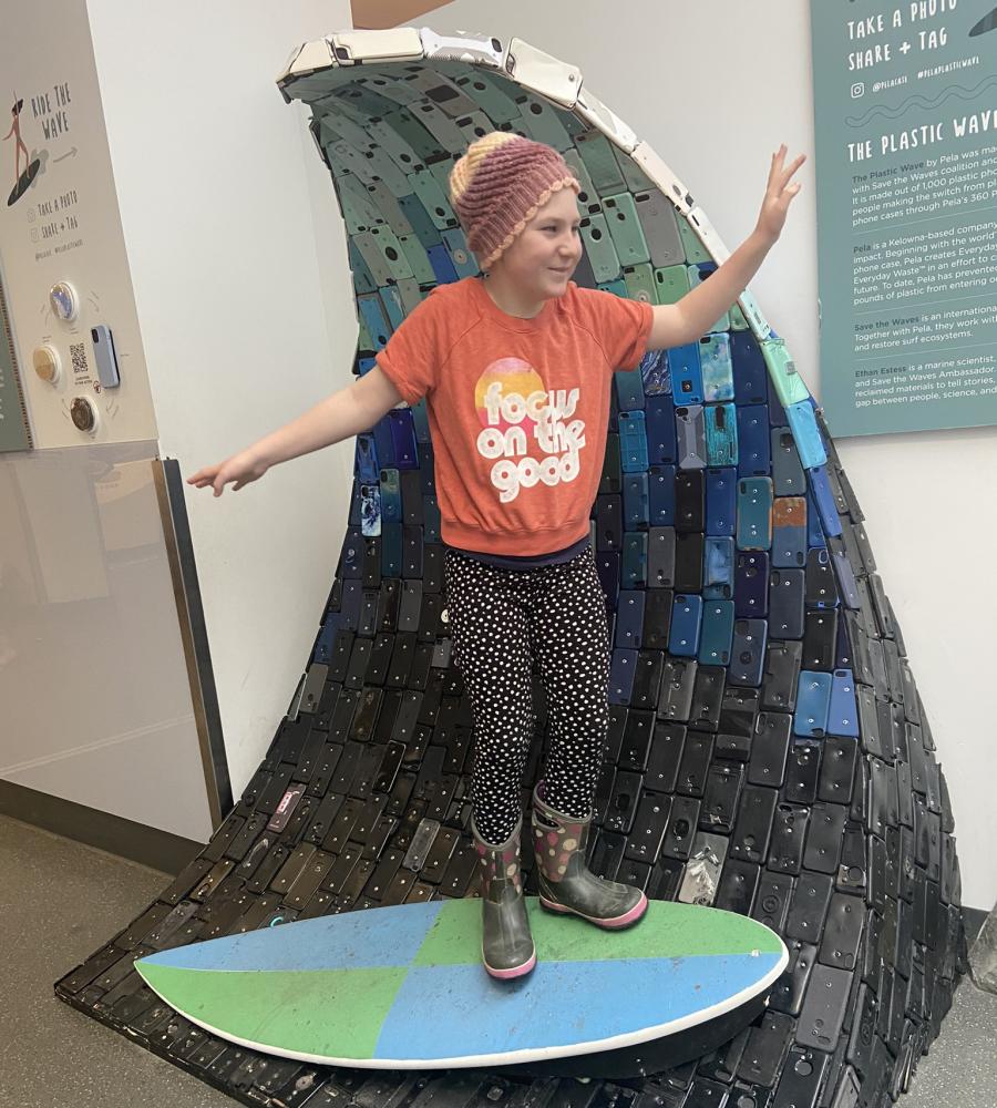 kid surfing