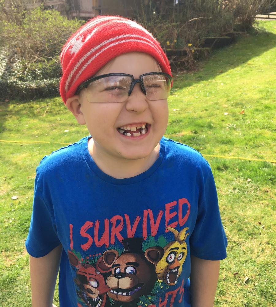 kid smiling